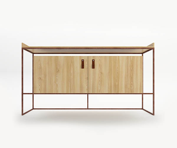 boragui design furniture console vector